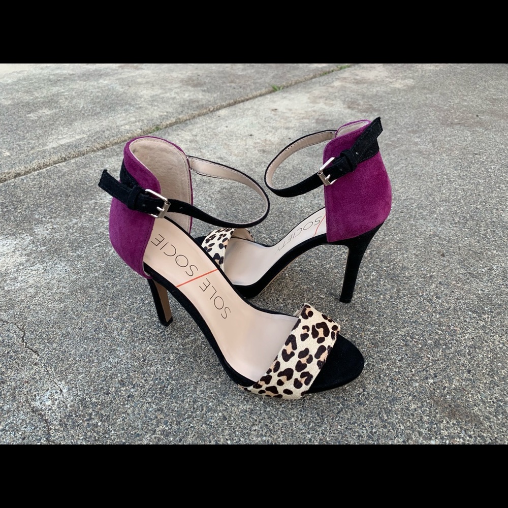 Sole Society Sheila Ankle Strap Heel